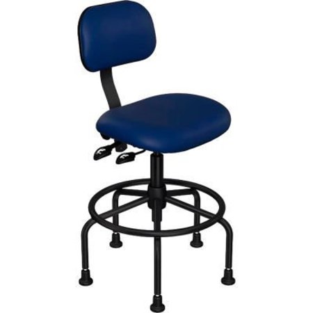 BIOFIT BioFit Operator Chair - Multifunctional - Height 25 - 32" - Blue Vinyl - Black Powder Coat BTS-H-HG-FFAC-06-P28542 ROYAL